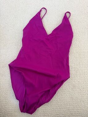Left On Friday Magenta One-Piece Swimsuit